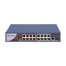 301801296 - Hikvision Ds-3E0318P-E/M(B) 16 Port Yönetilemez Poe Switch - 1