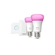 929002216806 - Philips Hue Renkli Akıllı Başlangıç Seti 2Li Kumandalı E27 Bluetooth Özellikli - 1