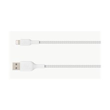 Caa002Bt1Mwh - Belkin Örgülü Apple Lightning Hızlı Şarj Ve Data Kablosu 1M Beyaz - 1