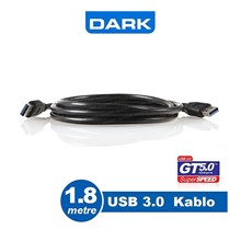 Dark Dk-Cb-Usb3Al180 1.8M Usb 3.0 Erkek-Erkek Data - 1
