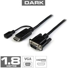 Dark Dk-Hd-Ahdmıxvgal180 Hdmı To Vga Çevirici Kblo - 1