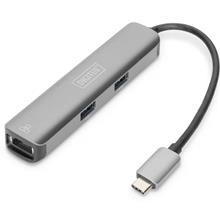 Digitus Da-70892 Usb Type-C To Usb3.0-Hdmı-Rj45 - 1