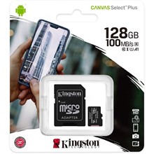 Kingston 128G Micro Sdhc Canvas 100Mb Sdcs2/128Gb - 1