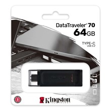 Kingston 64Gb Dt70 Data Traveler Type C Dt70/64Gb - 1