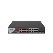 Ns-0318P-130(B) - Hilook Ns-0318P-130(B) 16 Port Fast Ethernet Unmanaged Poe Switch - 1