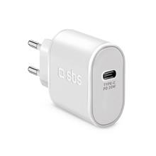 Tetr1Cpd20 - Sbs Seyahat Şarj Cihazı 1Xusb-C Pd 20W-Beyaz - 1