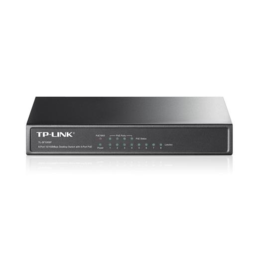 Tp-Link Tl-Sf1008P 8Port 10/100M -4 Port Poe Swit*