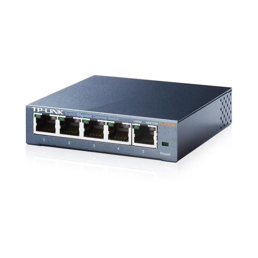 Tp-Link Tl-Sg105 5Port Gigabit Masaüstü Switch*