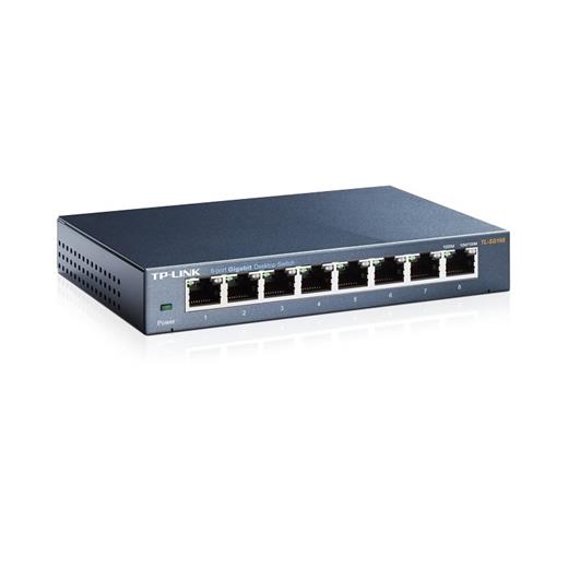 Tp-Link Tl-Sg108 8Port Masaüstü Switch*