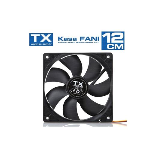 Tx Txccf12Bk 12Cm Sessiz Kasa Fanı
