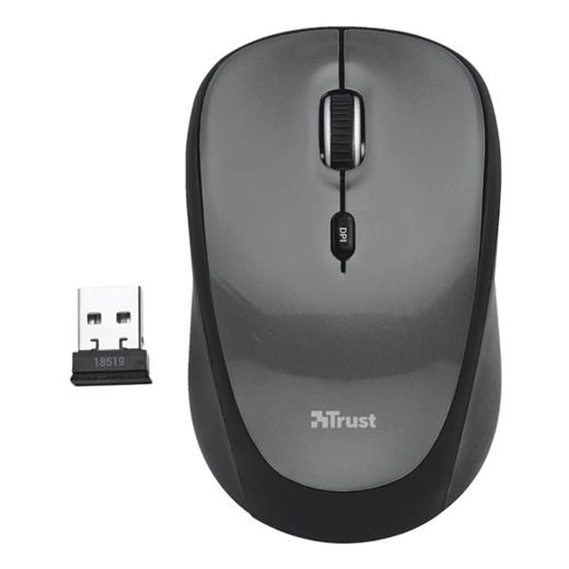 Trust 18519 Yvi Kablosuz Mouse Gri