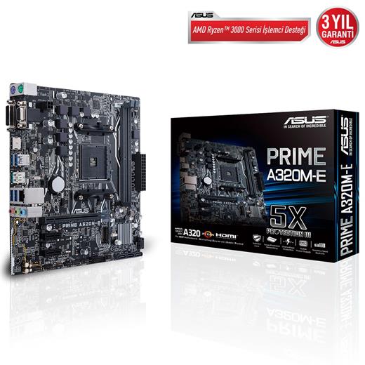 Asus Prime A320M-E Am4 Ryzen Ddr4 Hdmi Usb3.1 90Mb0V10-M0Eay0