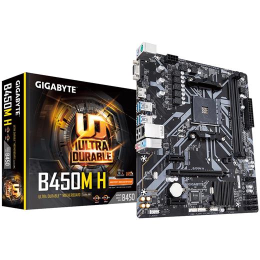Gigabyte B450M H Am4 Ryzen Ddr4 Vga Hdmi B450M-H