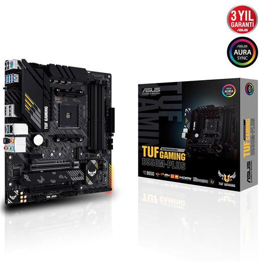 Asus Tuf Gaming B550M-Plus Am4 Ryzen Ddr4 Hdmi Dp 90Mb14A0-M0Eay0