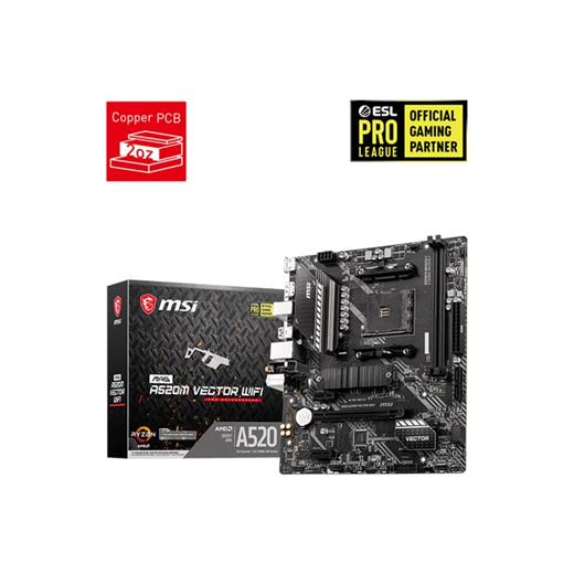 Msı Mag A520M Vector Wifi Am4 Ryzen Ddr4 Hdmi Dp Mag A520M Vector Wıfı