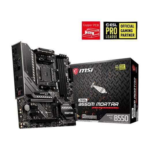 Msı Mag B550M Mortar Am4 Ryzen Ddr4 Hdmi Dp Mag B550M Mortar