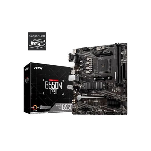 Msı B550M Pro Am4 Ryzen Ddr4 Vga Hdmi Dp B550M Pro