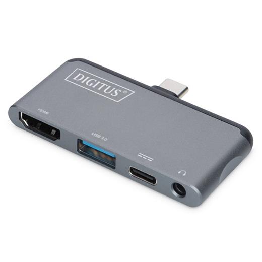 Digitus Da-70883 Type-C Mobile Docking Station 4P