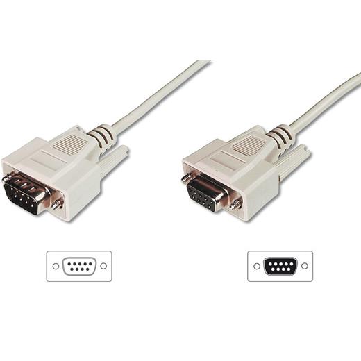 Digitus Ak-610203-020-E 2M D-Sub9 Zrhlı Veri Kablo