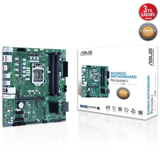 Asus Pro B560M-C/Csm 1200P Hdmi Dp 90Mb1720-M0Eayc