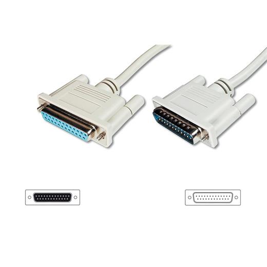 Digitus Ak-610201-030-E 3M D-Sub25 M/F Veri Kb