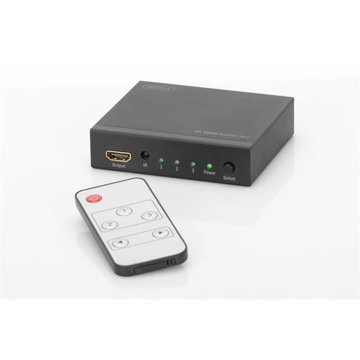 Digitus Ds-48304 3 Port Ultra Hd 4K Hdmı Switch