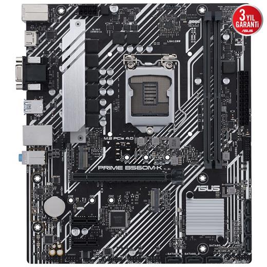 Asus Prime B560M-K 1200P Vga Hdmi Usb3.2 90Mb16S0-M0Eay0