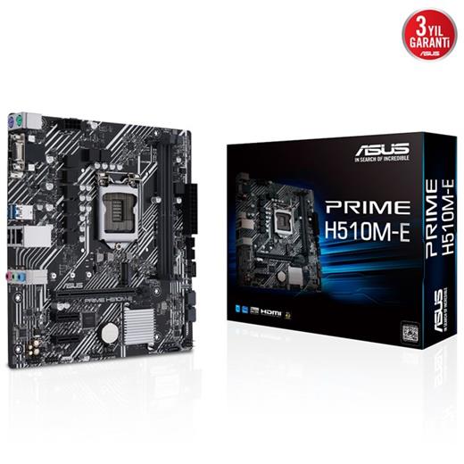 Asus Prime H510M-E 1200P Vga Hdmi Dp Usb3.2 90Mb17E0-M0Eay0