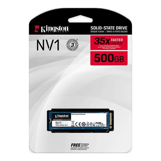 Kingston 500Gb Nvme M.2 2100/1700Mb Snvs/500G