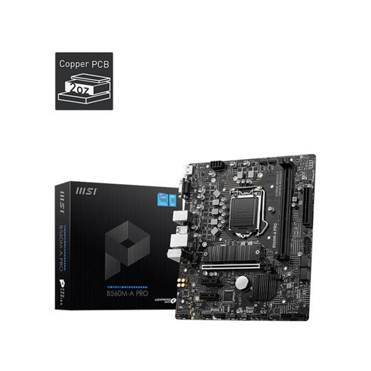 Msı B560M-A Pro 1200 D4 Vga Hdmi Usb3.2 B560M-A Pro