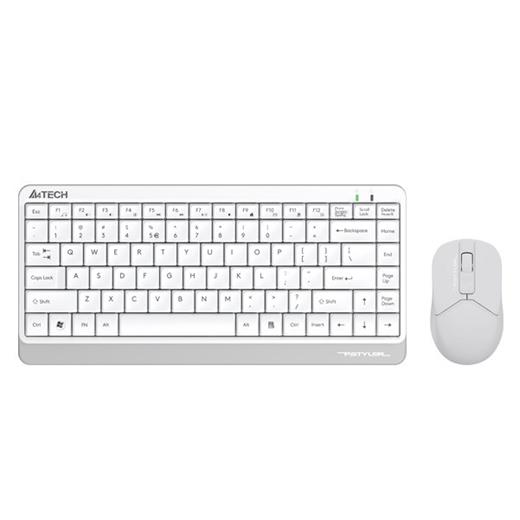 A4-Tech Fg1112 Beyaz Q Mini Kablosuz Klavye-Mouse Fg1112-B
