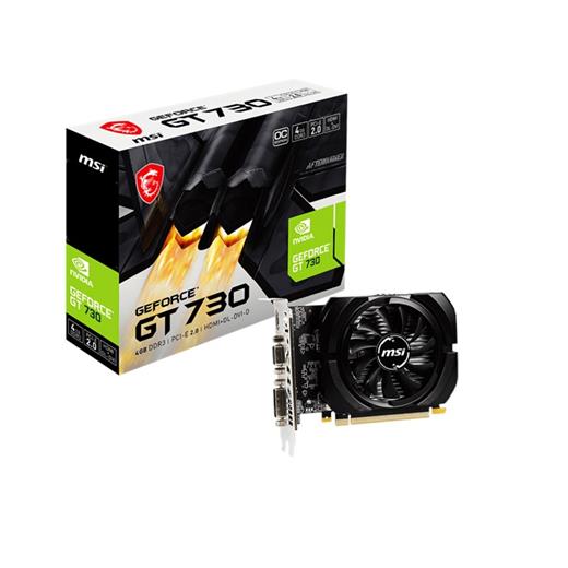 Msı Geforce Gt730K 4Gb Gddr3 N730K-4Gd3/Oc 64Bit