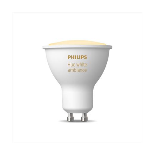 929001953301 - Philips Hue Beyaz Ambiyans Akıllı Spot Ampul  Gu10 Bluetooth Özellikli