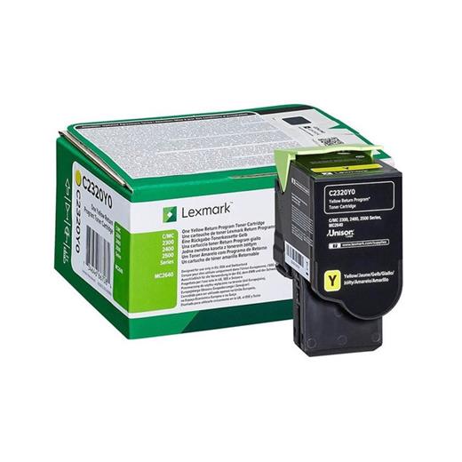 C2350Y0 - Lexmark C2350Y0 Sarı Return Toner