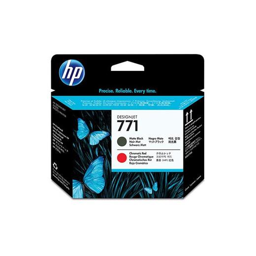 Hpce017A - Hp Ce017A Mat Black/Choromatic Red Designjet Baskı Kafası (771)