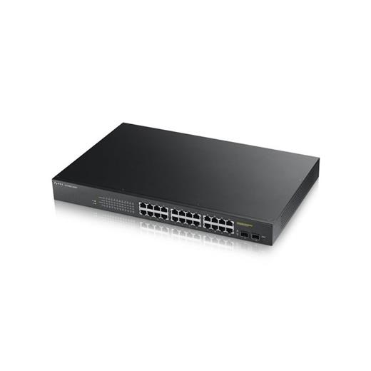Zyxel Gs1900-24Hp 24 Port Gig L2 Web Yön Poe 2Xsfp Gs1900-24Hp-Eu0101F