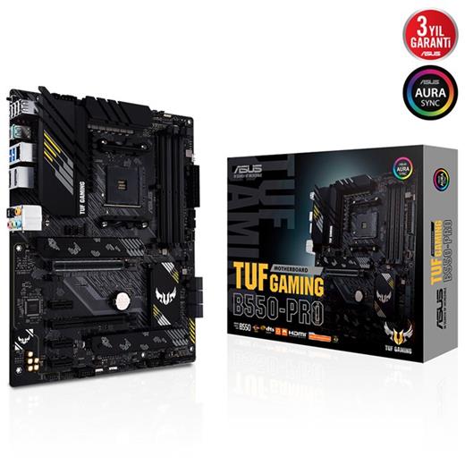 Asus Tuf Gaming B550-Pro Am4 Ryzen Ddr4 Hdmi Dp 90Mb17R0-M0Eay0