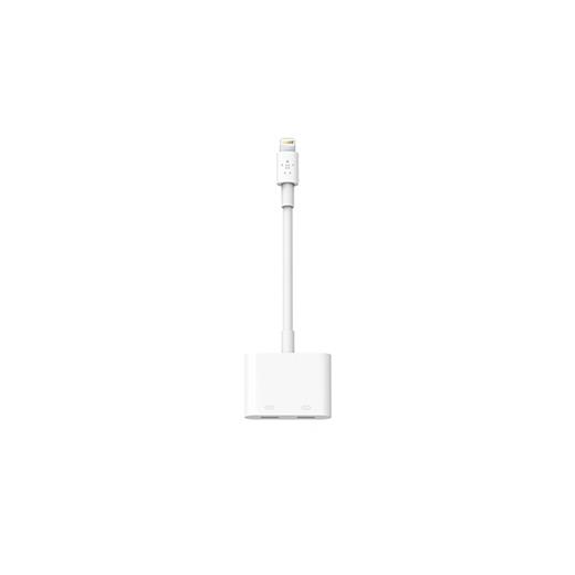 F8J198Btwht - Belkin Lightning Şarj + Ses Girişi Çoğaltıcı