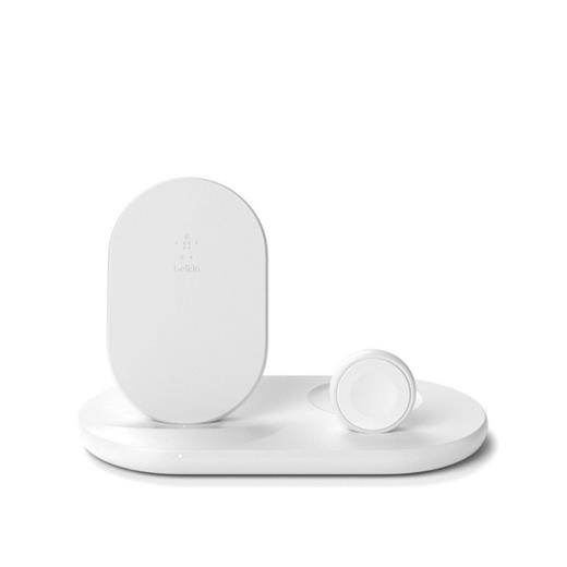Wız001Vfwh - Belkin 3-İn-1 Apple Ürünleri İçin Kablosuz Şarj Cihazı-Beyaz