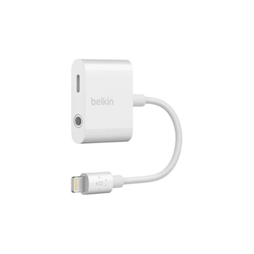 F8J212Btwht - Belkin Lightning Şarj + 3.5Mm Ses Girişi Çoğaltıcı