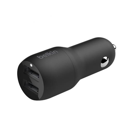 Ccb001Btbk - Belkin 24W  Hızlı Araç Şarj Cihazı 2 Port Usb Siyah