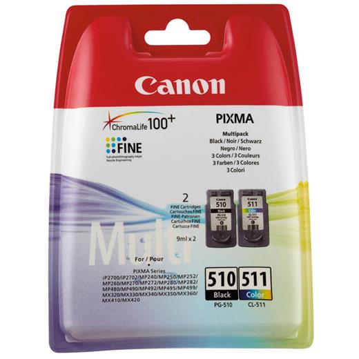 Can22339 - Canon Pg-510/Cl-511 Multipack Mürekkep Kartuş 2970B010
