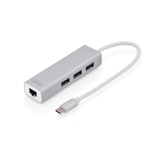 Digitus Da-70255 Usb Type-C To Usb3.0 X 3 - Rj45