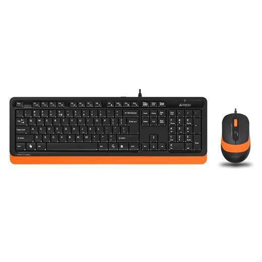 A4-Tech F1010 Turuncu Usb Klavye Mouse Set - Mm F1010-T