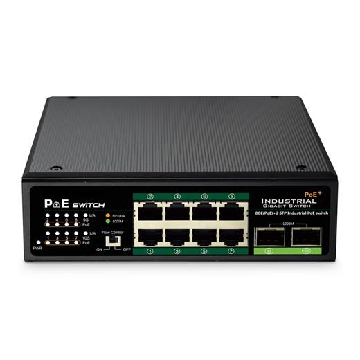 Digitus Dn-651110 8 Port Gigabit Poe 2 Port Sfp
