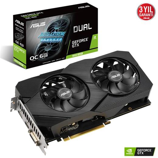 Asus Geforce Gtx 1660S 6Gb Dual Oc Evo Gddr6 192B 90Yv0Ds3-M0Na00