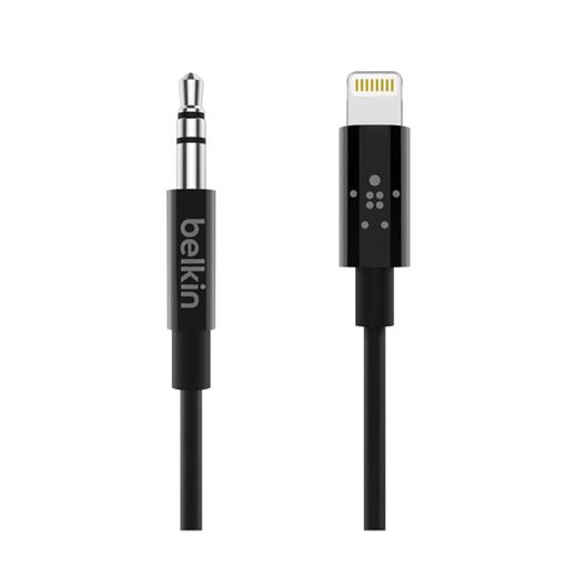 Av10172Bt03-Blk - Belkin Lightning To 3.5Mm Aux Kablo 0.9M