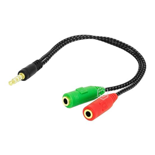 Frisby Fa-6632Ac 2X3.5Mm Stereo Dişi-4 Pin Y Kablo