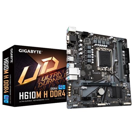 Gigabyte H610M-H D4 1700P Vga Hdmi Usb3.2 H610M H Ddr4
