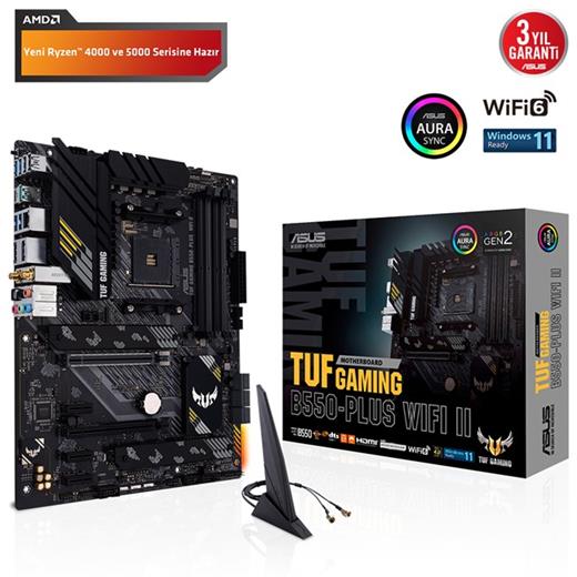 Asus Tuf Gaming B550-Plus Wifi Iı Am4 Ryzen Ddr4 90Mb19U0-M0Eay0